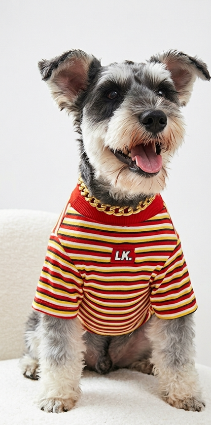 Pet Clothing Warm Cute Striped
