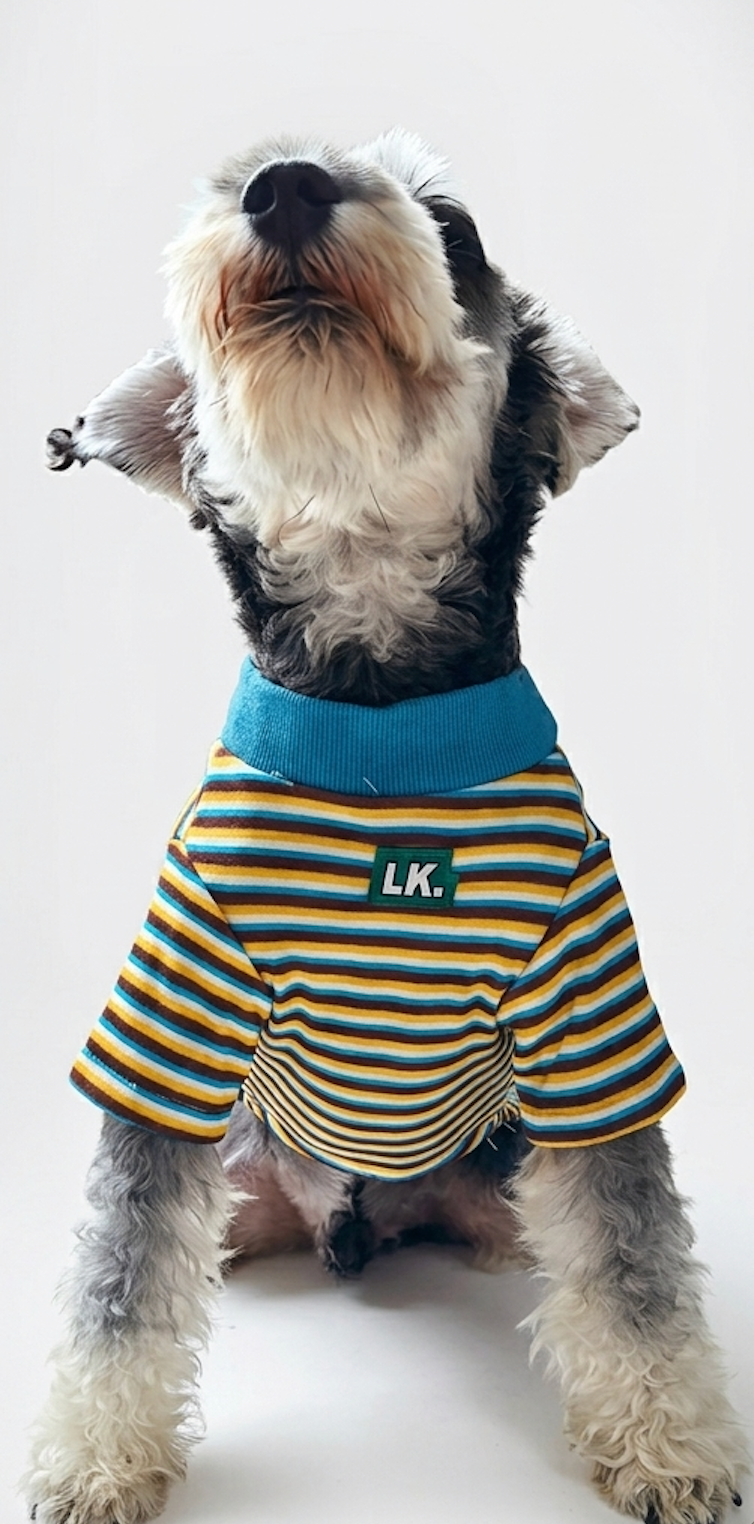 Pet Clothing Warm Cute Striped
